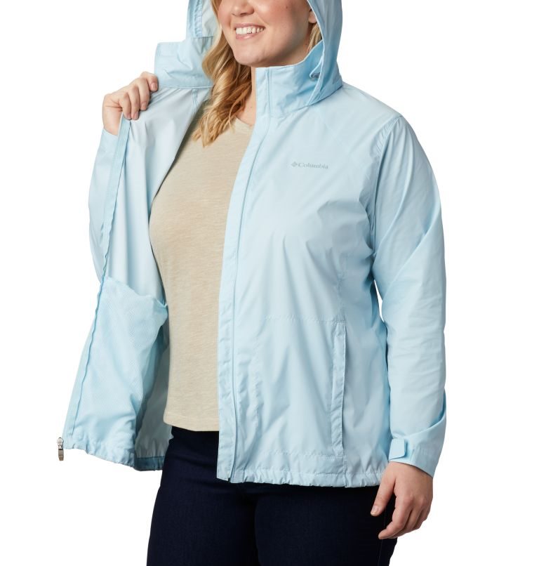 Women's Columbia Switchback III Jackets Light Blue | Plus Size CA-OC0AL